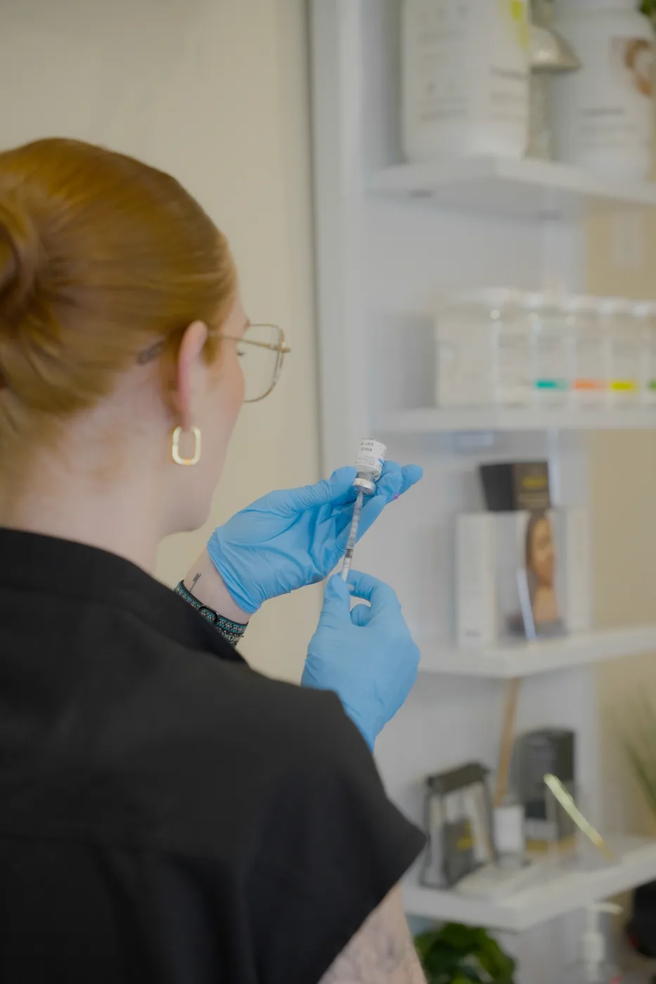 Preparing an injectable treatment